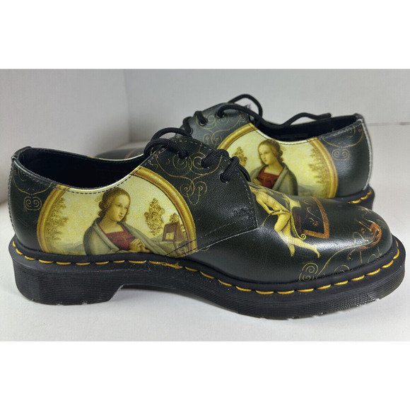 Dr. Martens DI PAOLO 1461 Shoes HTF RARE Museum Collection Art Oxfords *Flaw* - Picture 5 of 15